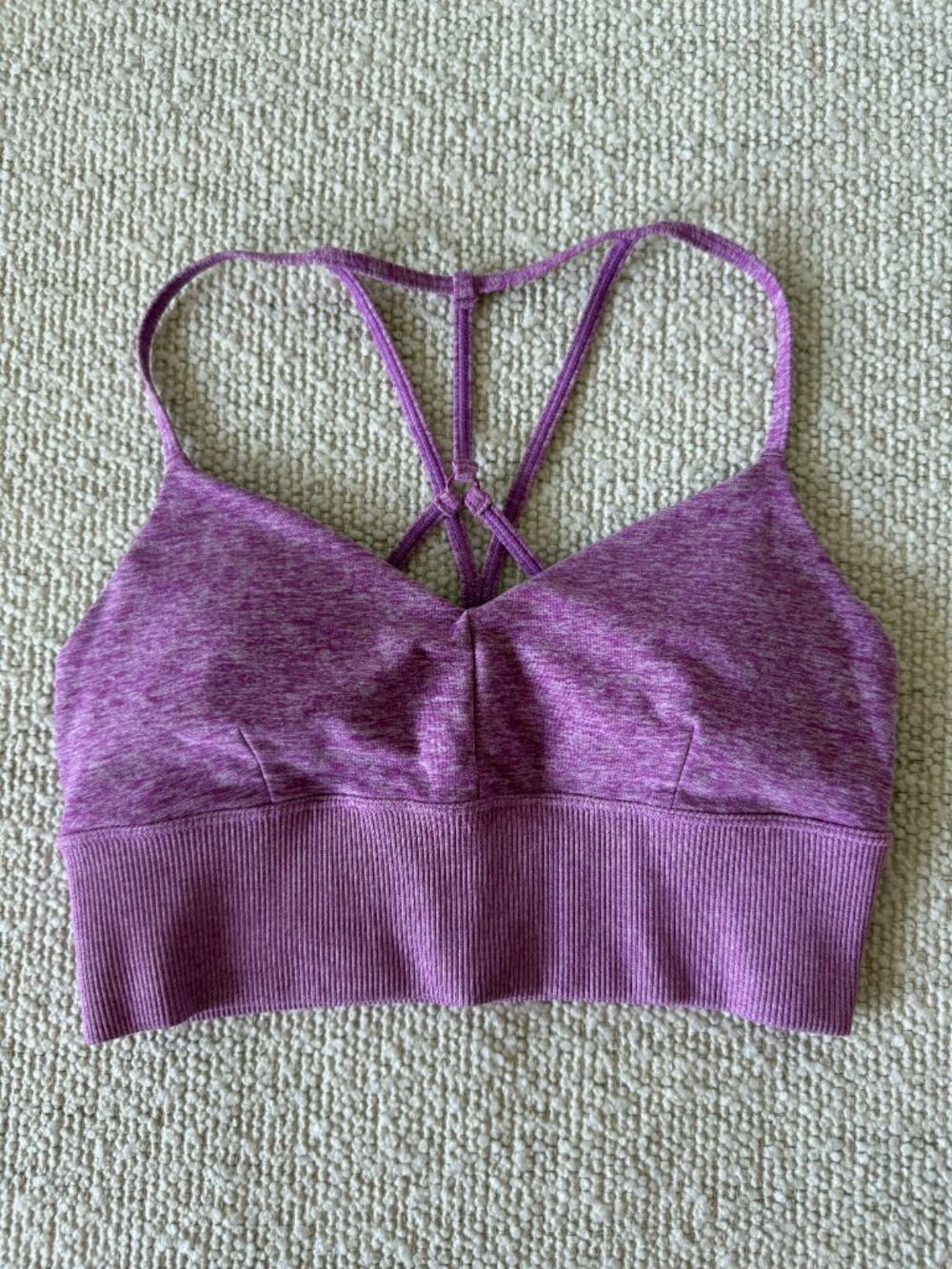 Alo Yoga Alosoft Lavish Bra & High-Waist Lounge Leggings in Electric Violet - Picture 3 of 9